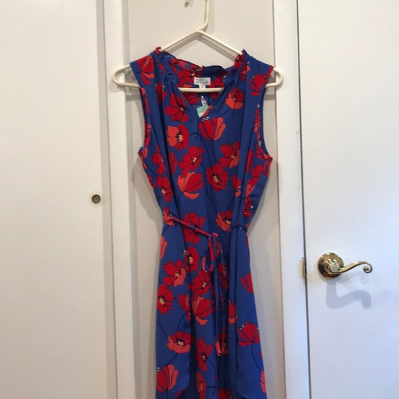 Market & spruce jeanie ruffle detail dress Clearance